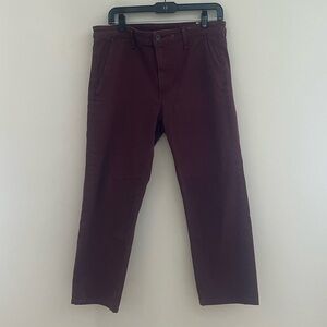 rag & bone women’s Deep Burgundy Chinos